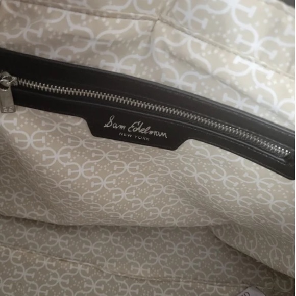 NWT Sam Edelman Black Viviana Monogram Quilt Tote BRAND NEW - Picture 5 of 14